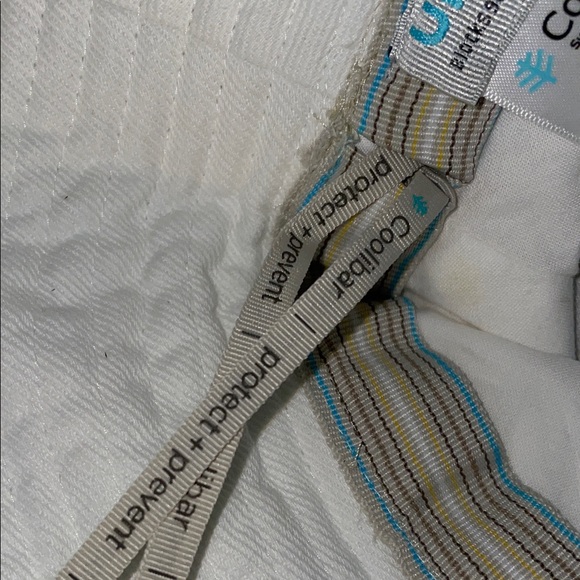 Coolibar Women's Wide Brim White Hat - Picture 5 of 9